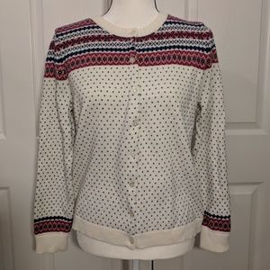 Talbots super soft cardigan crewneck sweater M